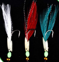 Rig6 Hokkai Flash and Mixed Feathers 3 #2 Silver Hook