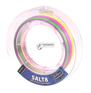 Плетено влакно SALT8 BRAID MULTICOL  150M